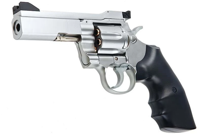 TOKYO MARUI PYTHON 357 SPRING AIRSOFT REVOLVER (6 INCH) - STAINLESS SILVER