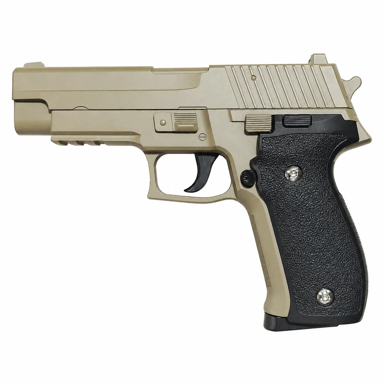 Galaxy G.26 Zinc Alloy Shell Tan Spring Gun Airsoft – Full Metal Look
