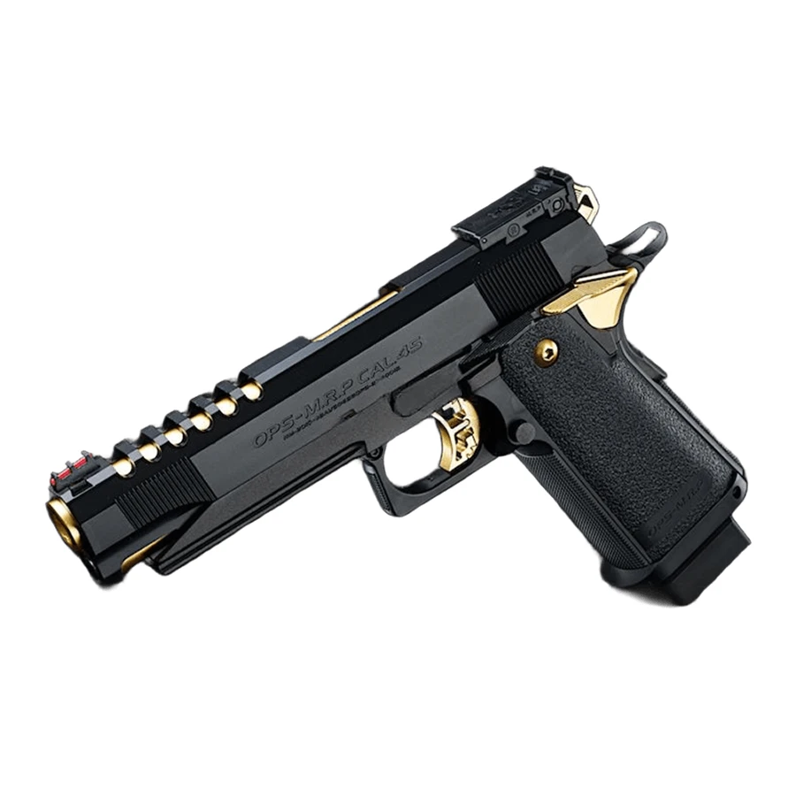 TOKYO MARUI HI CAPA 5.1 GOLD MATCH GREEN GAS AIRSOFT PISTOL