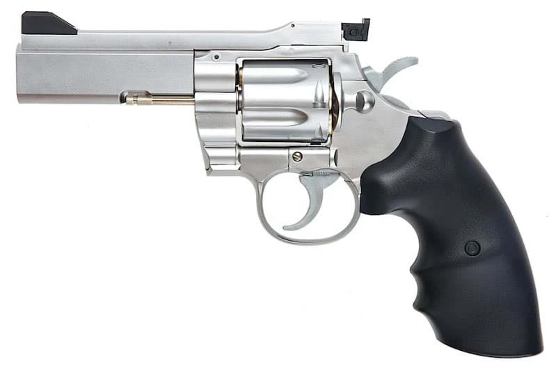 TOKYO MARUI PYTHON 357 SPRING AIRSOFT REVOLVER (6 INCH) - STAINLESS SILVER